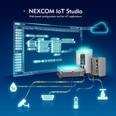 新漢免費開放NEXCOM IoT Studio聯網軟件工具下載，簡化編程開發、加速物聯網創新